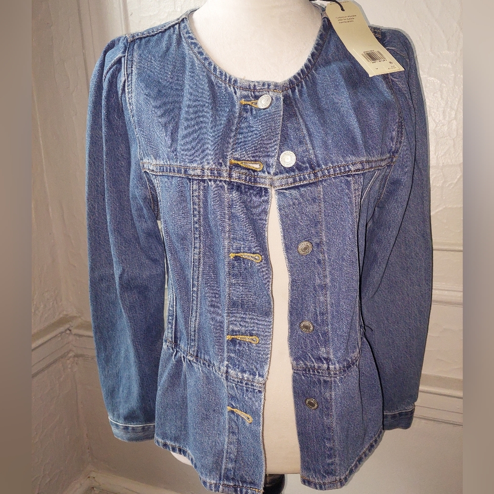 Women's Blue Levi's Premium Denim Jacket